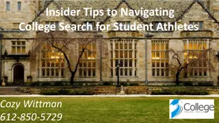 College Search Tips for Student-Athletes: Navigating Academic and Financial Factors