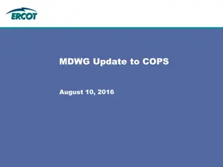 ERCOT Market Data Updates for August 10, 2016