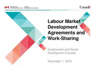 Labour Market Development Agreements and EI Part II Overview