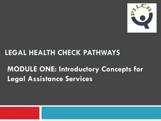 Legal Health Check Pathways and Assistance Services