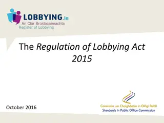 Lobbying Regulations: A Comprehensive Overview