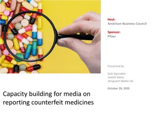 Combatting Counterfeit Medicines: Building Awareness and Collaboration