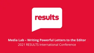 Writing Powerful Letters to the Editor - RESULTS International Conference 2021