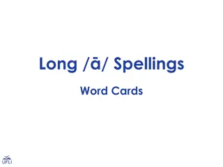 Enhance Your Vocabulary with Long Spellings Word Cards