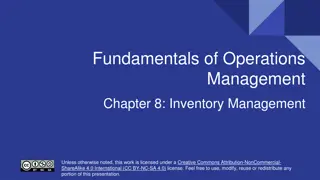 Inventory Management: Types, Reasons, and Strategies