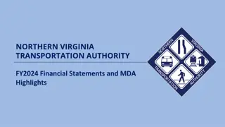 Northern Virginia Transportation Authority FY2024 Financial Summary