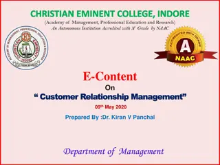 Customer Relationship Management: Strategies, Models, and Examples