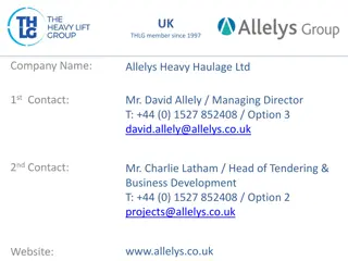 Specialist Heavy Haulage Solutions | Allelys Heavy Haulage Ltd