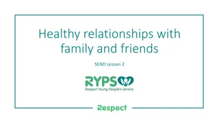 Conflict Resolution for Healthy Relationships with Family and Friends