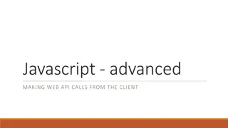Advanced Javascript Techniques for Making Web API Calls
