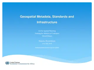Geospatial Metadata Standards and Infrastructure Training in Mozambique