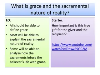 Grace and the Sacramental Nature of Reality