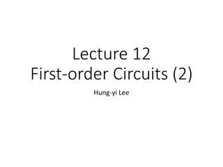 First-Order Circuits in Electrical Engineering
