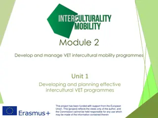 Intercultural VET Programmes - Planning and Development