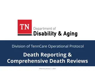 TennCare Death Reporting Protocol & Reviews Effective Jan 1, 2025