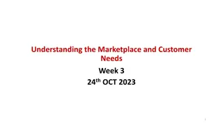 Customer Needs and Marketing Offerings Insights