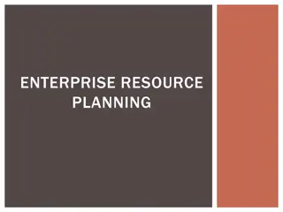 Enterprise Resource Planning (ERP)