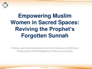 Empowering Muslim Women in Sacred Spaces: Findings & Recommendations