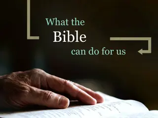 Transformative Power of the Bible in Revealing God and Salvation