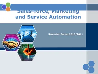 Sales Force Automation and Marketing Strategies