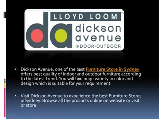 Discover Top-Quality Furniture at Dickson Avenue in Sydney