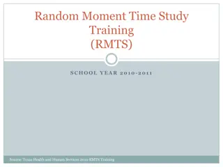 Random Moment Time Study (RMTS) School Year 2010-2011