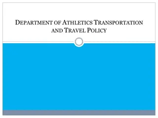 Athletics Transportation and Travel Policy Overview