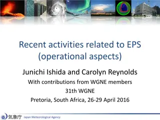 Recent Activities Related to EPS Operational Aspects Update