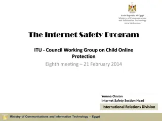 Egyptian Initiatives for Child Online Safety Awareness - ITU Council's Work