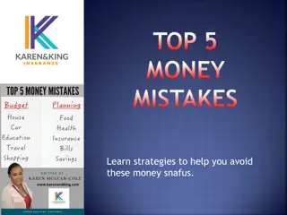 Money Management Strategies to Avoid Common Financial Mistakes