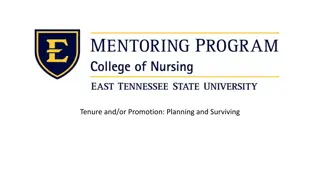 Surviving and Navigating Tenure and Promotion Processes in Academia
