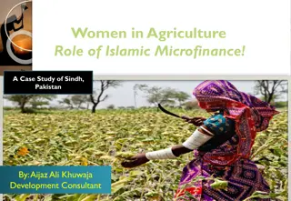 Empowering Women in Agriculture Through Islamic Microfinance: A Case Study in Sindh, Pakistan