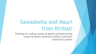 Training on Coding Causes of Death in Kiribati for Improved Health Data