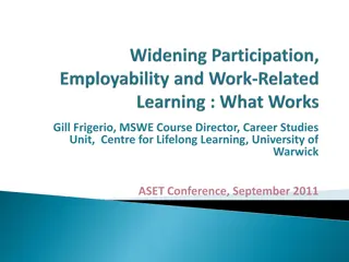 Employability and Social Mobility in Higher Education