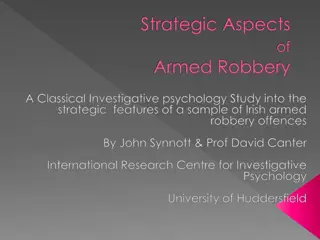 Armed Robbery: Investigative Insights and Strategic Features