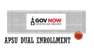 APSU Dual Enrollment: Admission, Application Process, and Course Options