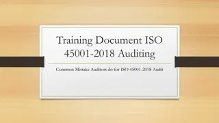 Key Changes in ISO 45001-2018 Auditing and Common Mistakes to Avoid