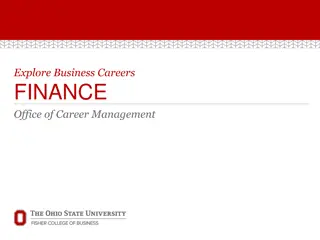 Career Opportunities in Finance: Explore Roles, Preparation, and Sample Employers
