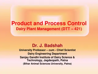 Effective Dairy Plant Management Techniques Explained