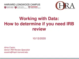 IRB Review for Research Projects