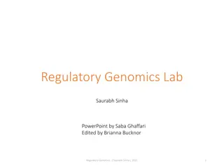 Regulatory Genomics Lab: Understanding ChIP-Seq Peak Calling