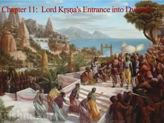 Lord Krishna's Arrival in Dvaraka: The Joyous Reception