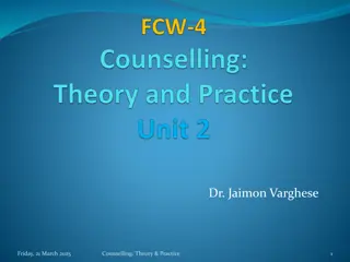 Counselling Theories and Practices for Effective Support