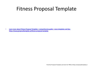 Effective Fitness Proposal Template for Creating a Successful Program