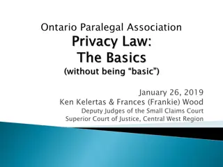 Privacy Rights in Modern Society