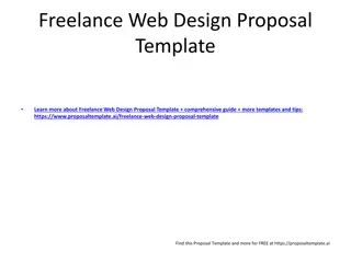 Professional Freelance Web Design Proposal Template & Guide