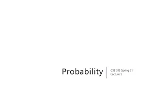 Probability in CSE 312 Lecture 5