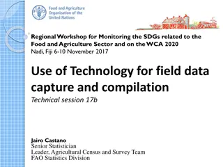 Technological Advancements in Field Data Capture for Agricultural Surveys