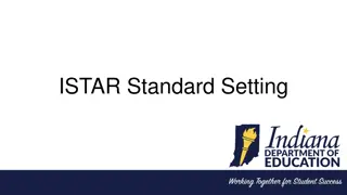 Istar Standard Setting Methodology and Workflow Overview