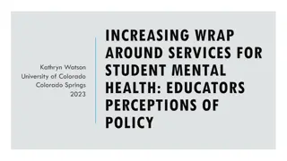 Educators' Perceptions of SHLT-003 Policy on Student Mental Health Services